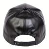 PU leather hat, spring and autumn models, middle-aged and elderly men's and women's baseball caps, hot-selling thermal shade peaked caps