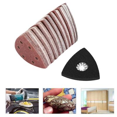 Sanding Set Sandpaper for Bosch  Oscillating Multi Tool Cutting Cutter Pad Sanding Sheets Triangular Sandpaper Sheets