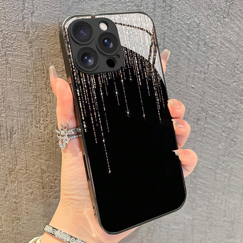 

Загартоване скло для телефону з візерунком «Зорепад» для iPhone 17 16 15 14 13 12 11 Pro Max 17Air 16E 7 8 Plus XR XS X Задня кришка iPhone 8