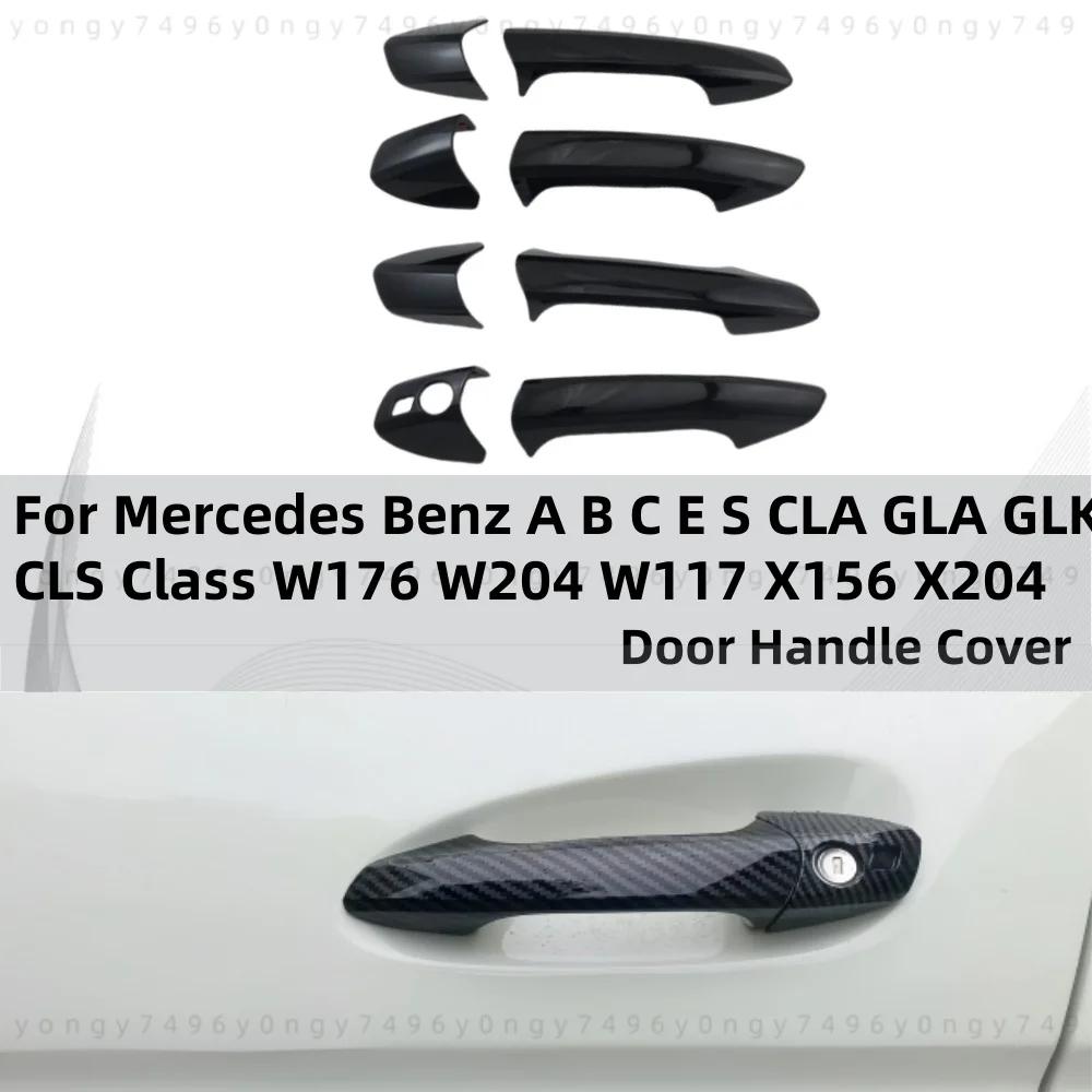 Akcesoria Do Mercedes Benz Klasy A B C E S CLA GLA GLk CLS W176 W204 W117X156 X204 Dekoracja Nakładki na Klamki Drzwi Styl Klejony