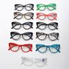 2026 Anti-Blue Light Cat Eye Reading Glasses for Women - Fashionable High-Definition Eyewear for Middle-Aged and Elderly