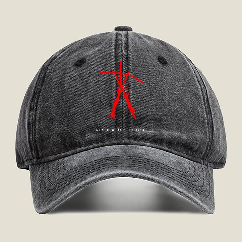 Blair Witch Project Symbol Fashion Washed Baseball Cap Hat Outdoor Activities