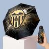 Valencia FC Mini 5 Fold Pocket Umbrella Compact Lightweight Anti UV Rain Sun Protection Umbrella Portable Travel Umbrella