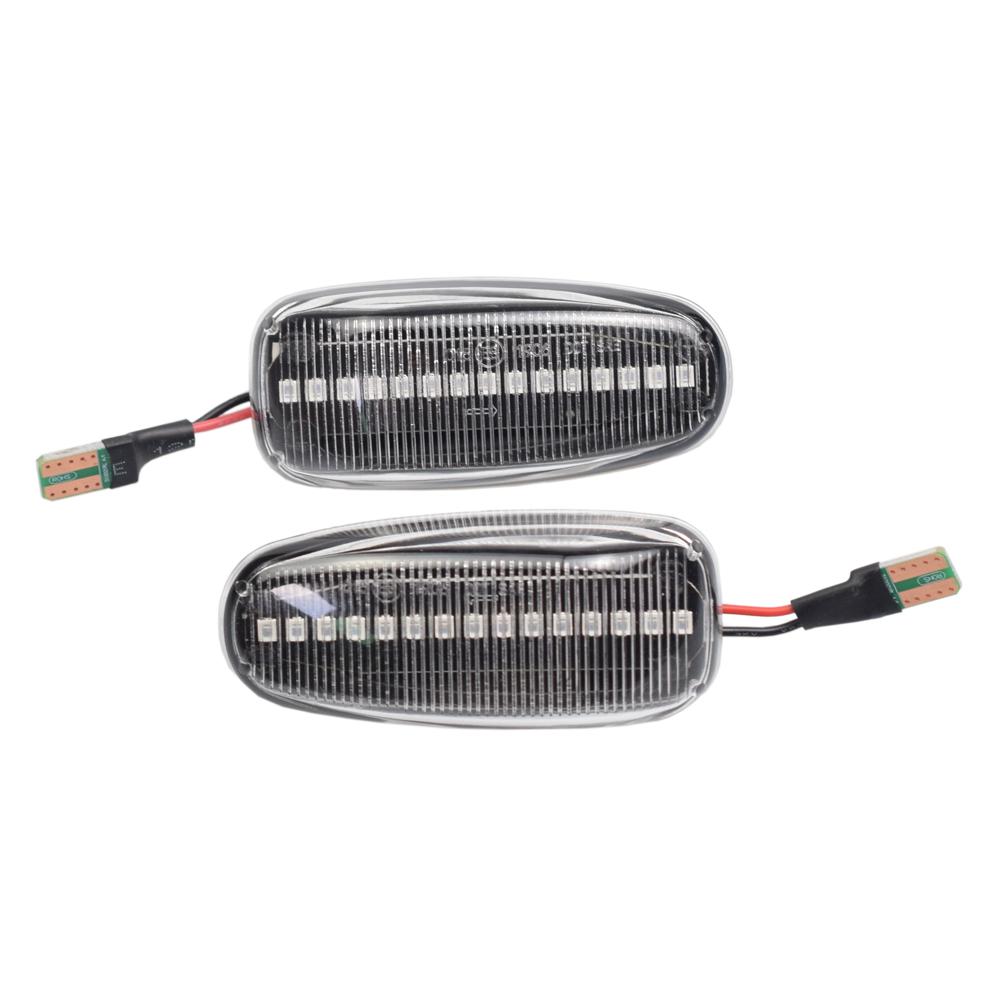 1 pereche de lumini de semnalizare laterale cu LED pentru marcaj pentru Mercedes Benz W210 W202 CLK W208 SLK R170 W638