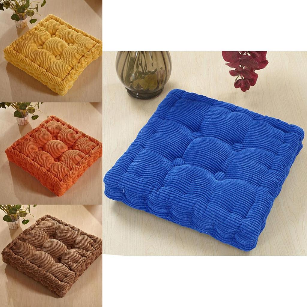 19" Patio Tatami Meditation Mat Square Seat Pillow Thicken Cushion Floor 8cm Pad