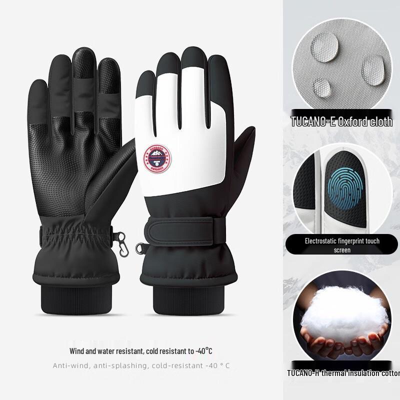 Men s Winter Touchscreen Ski Gloves