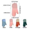 Heat Resistant Oven Gloves Extra Long Baking Gloves Essentials Silicone Oven Mitt  for Home