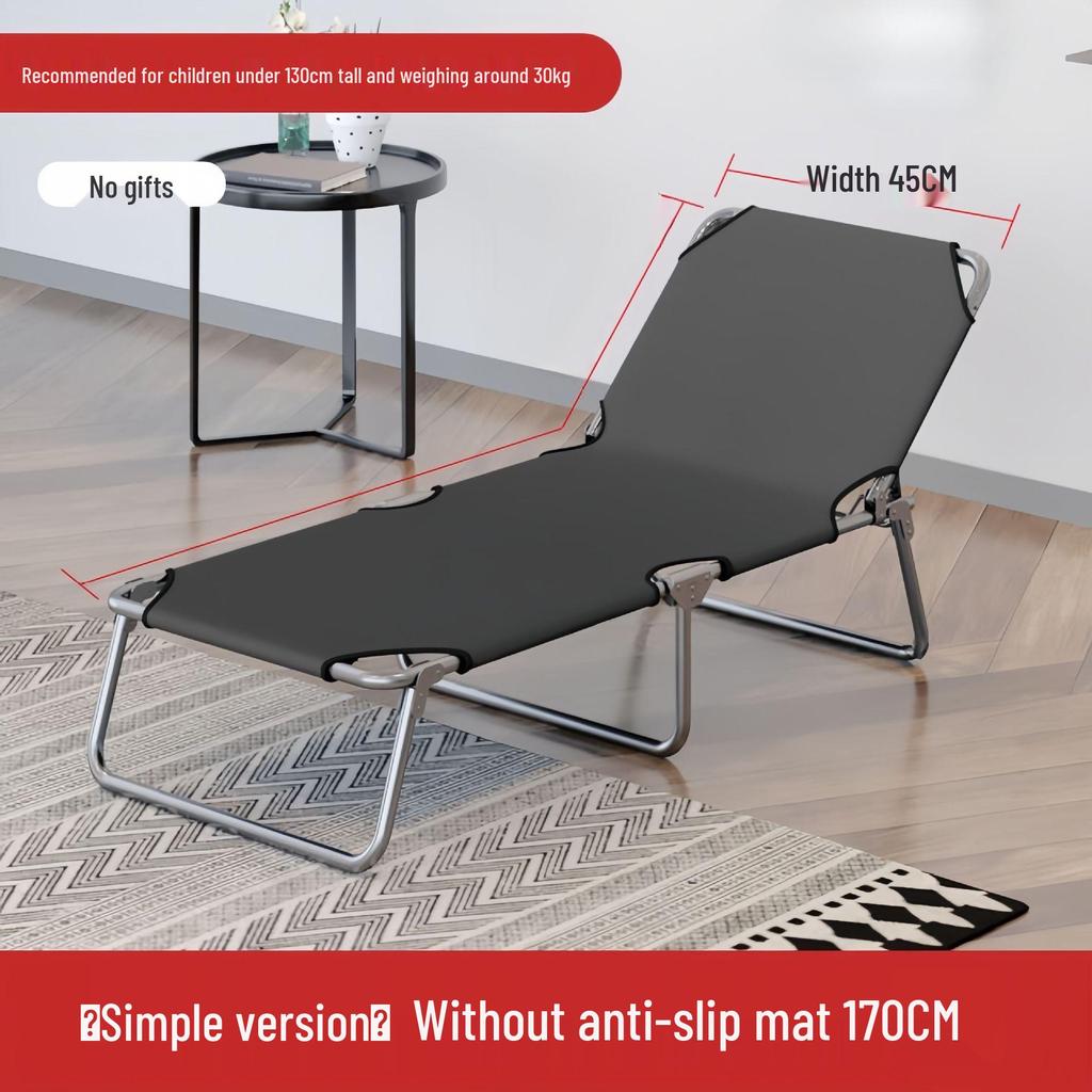 Portable Folding Recliner Bed for Office, Home, or Camping