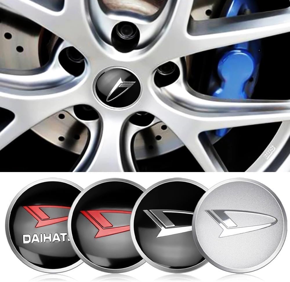 Daihatsu Wheel Center Cap Emblem Sticker Hub Cap Tucker Hijet Rocky Atley Taft Campus