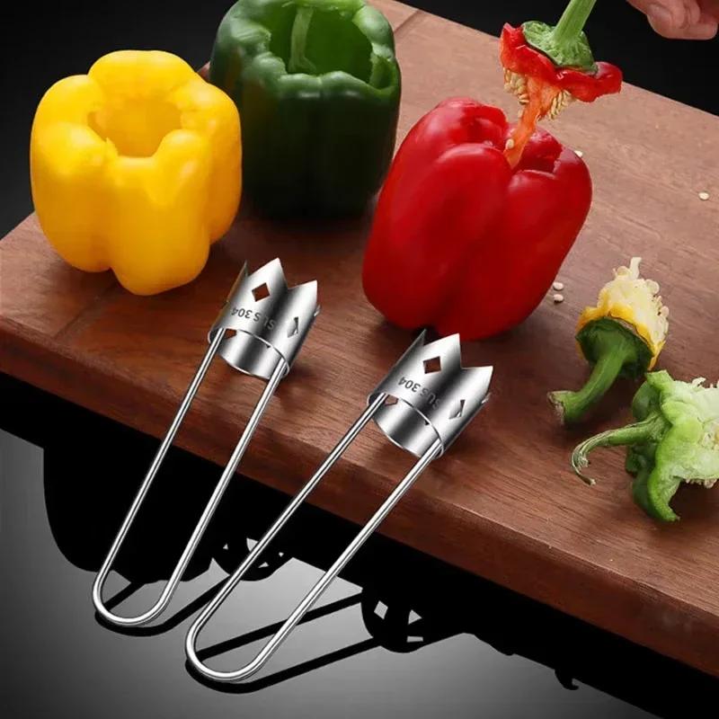 304 Stainless Steel Apple Pear Corer Kitchen Tool Sharp Serrated Edge Rust Proof Durable Fruit Vegetable Hand Tool for Home Use