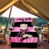 1PC Betty Boop Outdoor Blanket Lightweight Flannel, Soft & Warm, All-Season Use for Sofa, Outdoor, Camping, Living Room, Office41