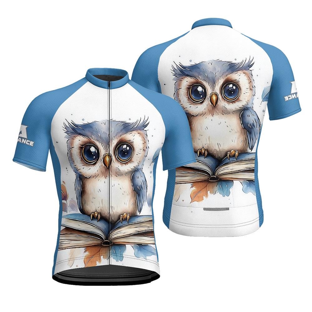 Men's Short Sleeve Cycling Jersey - 2025 Design, Quick-Dry, Breathable, Printed Top for Summer Road Biking
