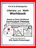 The Pre-K To K : Literacy and Math Workbook Book