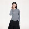 FivePlus Women's Slim Fit Short Long-Sleeve T-Shirt