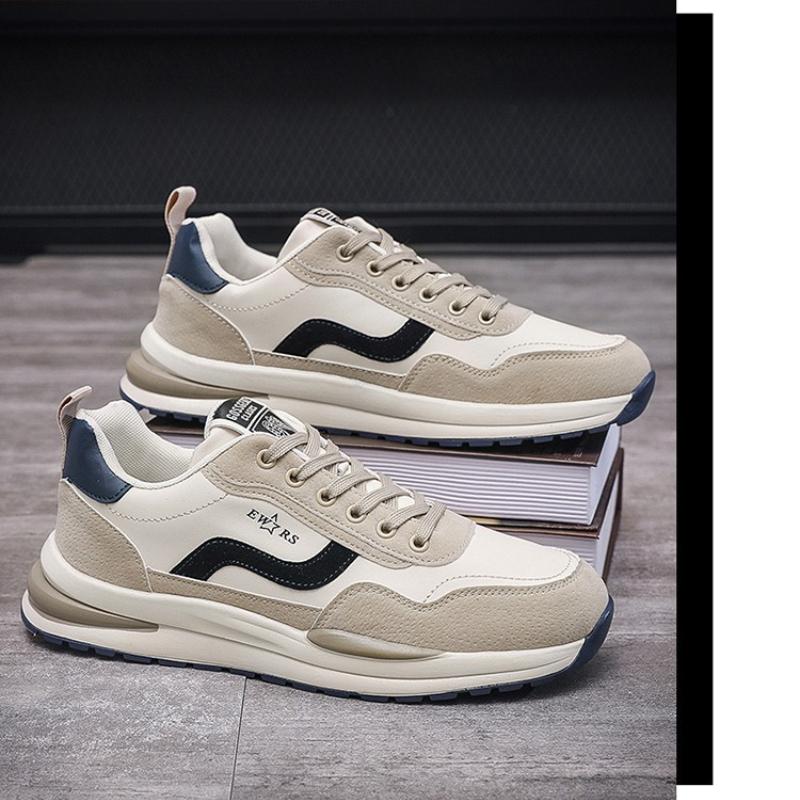 Mode Neue Herren Atmungsaktive Plateau-Sneaker Retro Lässige Laufschuhe Leichtgewichtiger Komfort für Herbst Tägliches Gehen Tenis Masculino