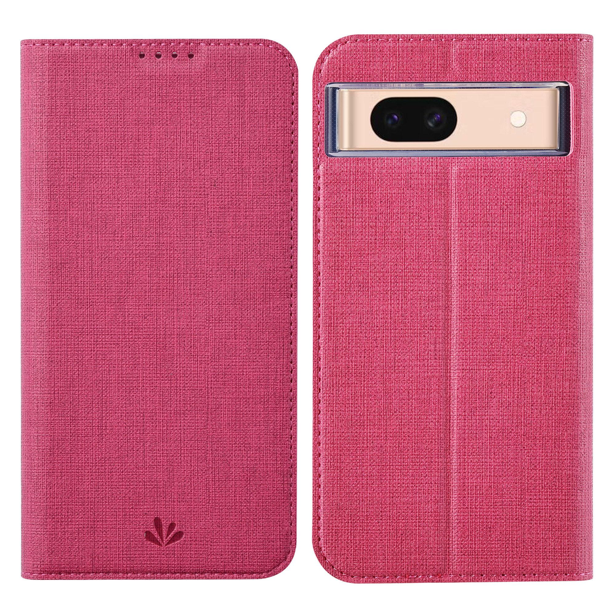 

VILI DMX Series For Google Pixel 8a Phone Case Card Holder Leather Cover Mobile Accessories Wholesale Rose