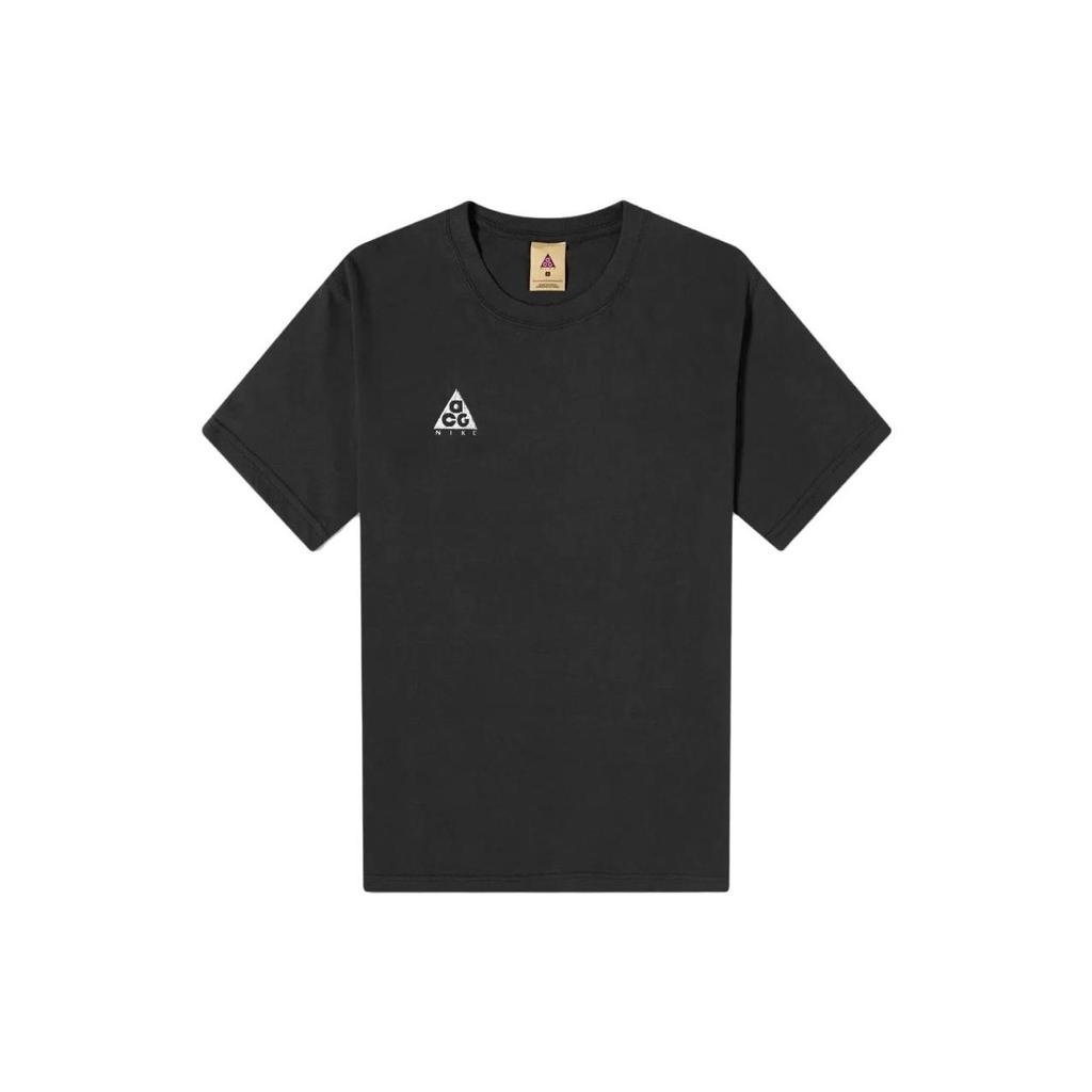 Nike Logo Crew Neck Short Sleeve T-Shirt Men Tops Black BQ7342-010