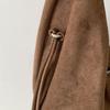 Waterproof Handbag Suede Shoulder Bag Solid Color Large Capacity Hobo Bag Korean Style Fashion Tote Bag Shopping