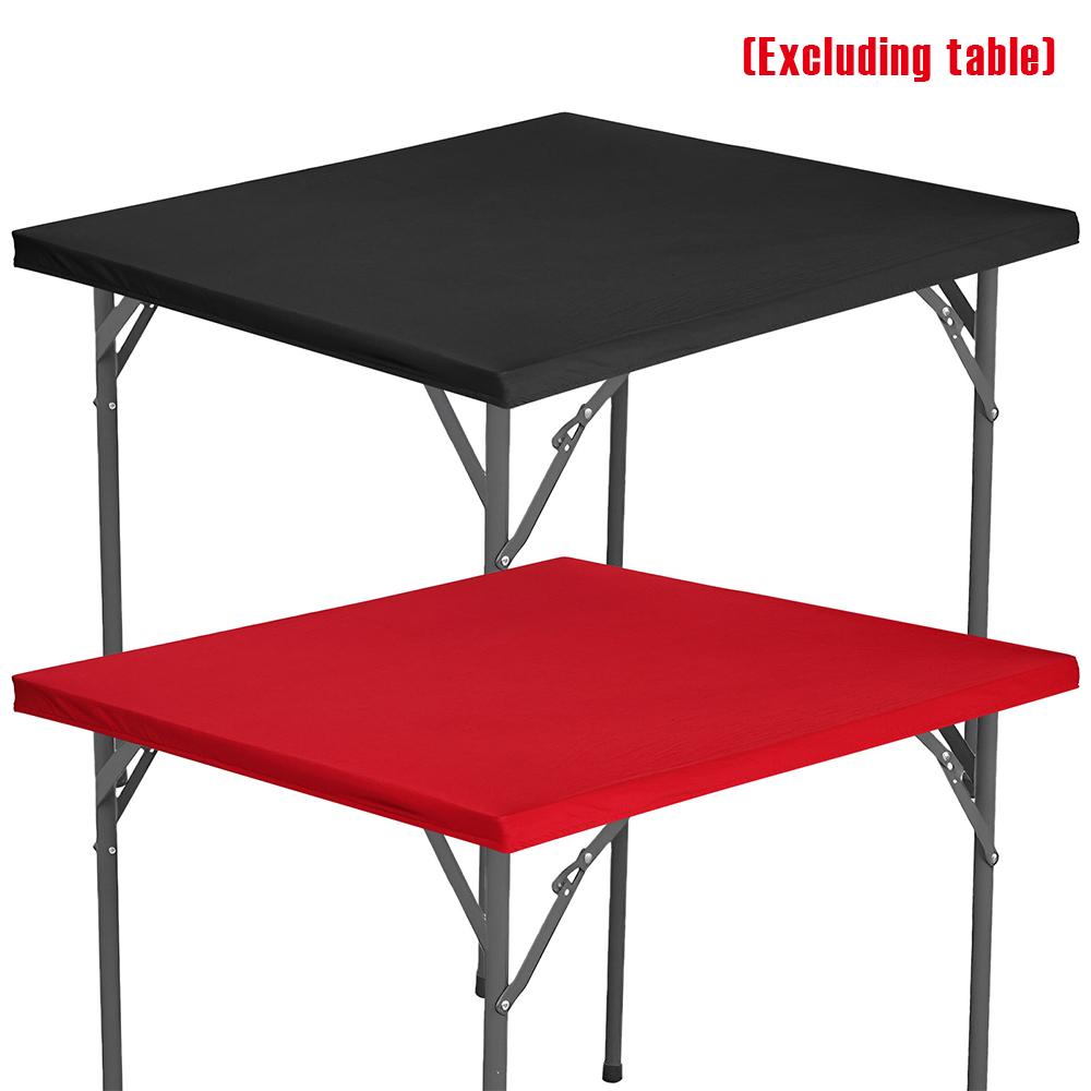 

2 шт. Квадратная скатерть с резинкой Мягкая квадратная скатерть с эластичной лентой Минималистичная квадратная накладка на столешницу Съемная карточка 2Pcs