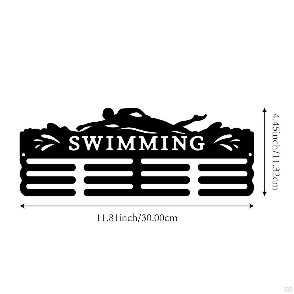 Aufhängerhalter, Einfach zu installieren Auszeichnungshalter, Metallorganisator für Sport, Rahmen für Rennmedaillenregal, Medaillen