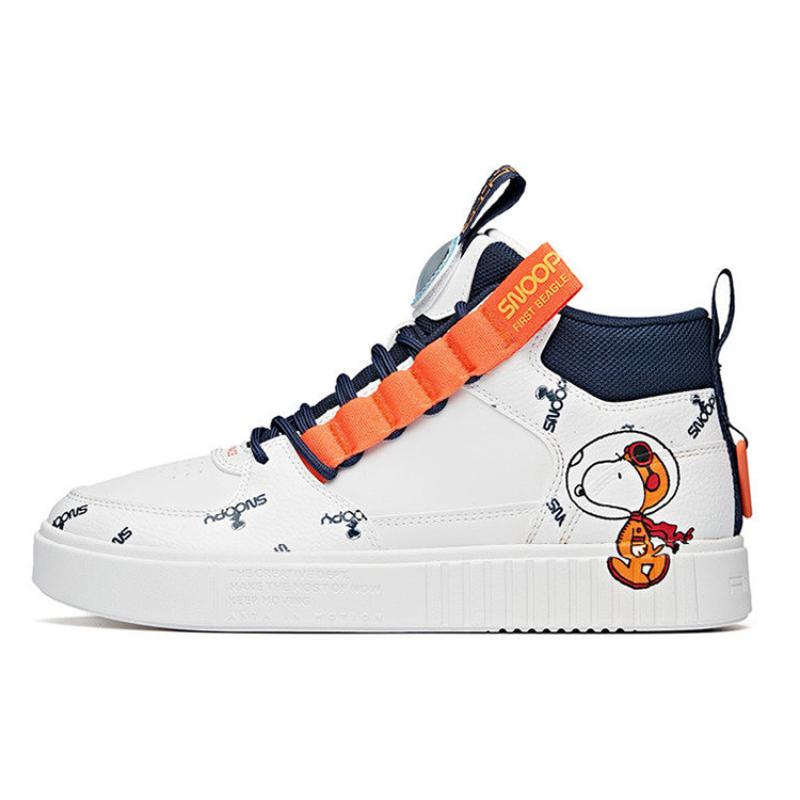 Anta Кроссовки White Navy Orange из серии Snoopy Skateboarding Кроссовки 912128017-1 39