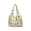 Korean cute cartoon puppy canvas bag new small fresh shoulder handbag niche large-capacity tote bag