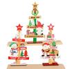 3Pcs/set Household Christmas Wooden Ornaments Creative Christmas Decoration  Tabletop Ornamen