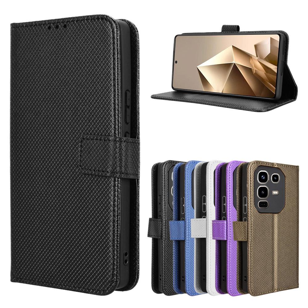 Etui z klapką do Infinix Note 50 Pro 4G Skóra PU Ochrona całego ciała [Flip Vintage Leather] Wytrzymałe Retro Etui na Telefon