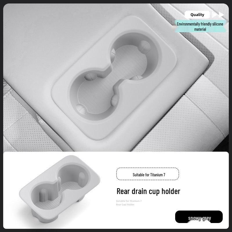 BYD Leopard Titanium 7 Rear Silicone Cup Holder Accessory