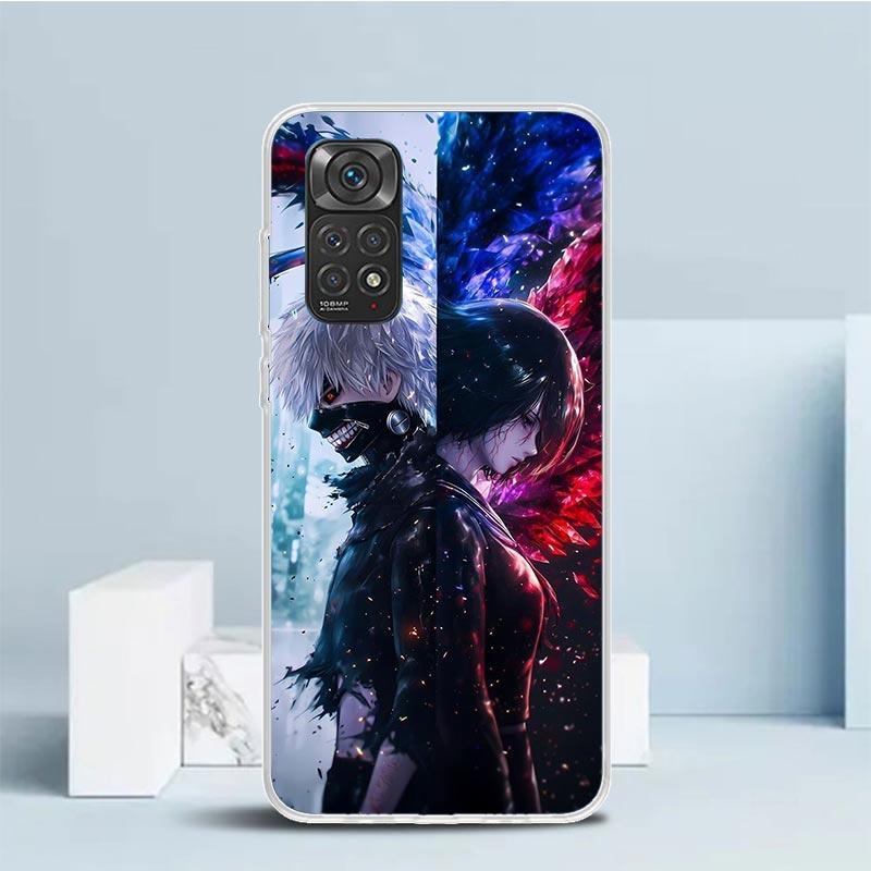 G-Ghoul Tokyo Touka Kirishima Soft Cover for Xiaomi Redmi Note 15 14 13 12 Pro Plus Phone Case 14S 11S 11T 11E 10S 10 4G Pattern