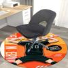1pc Haikyuu Shoyo Hinata 10 Round Carpet, Office Chair Mat, Non-Slip Rug for Home Decor, Seasonal Gift, Suitable for Office, Living Room