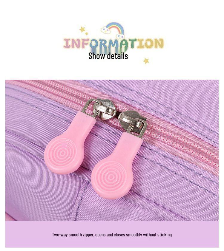 Kuromi Leichter Kindergartenrucksack für Mädchen - Schulterstütze, Niedliches Cartoon-Design, Neuer Stil