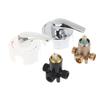 Wall-Mounted Mixing Valve Shower Valve  And Cold Switch Electric Water Heater Exposed Shower Cold And  Switch