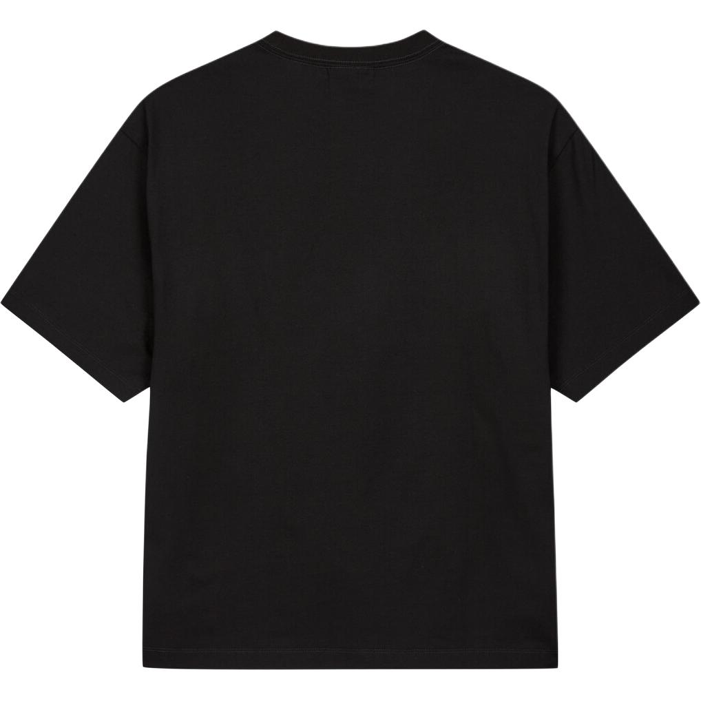 Calvin Klein Loose Fit Letter Comfortable Versatile Crew Neck Short Sleeve T-Shirt Men Tops 4RC851G-UB1