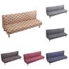 Premium Stretch Geometry Sofa Bed Cover Designed For Full Folding Armless Couches