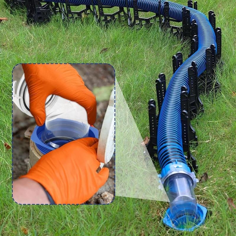 4-In-1 90 Degree RV Sewer Hose Adapter With Adapter Trailer Waste Pipe Connector For Trailer Truck Motorhome Camping Drain