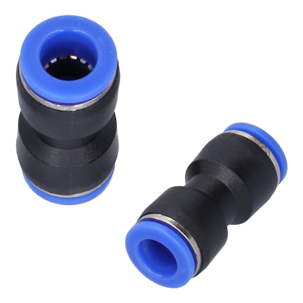 50Pcs Straight Pneumatic Connector Push to Connect Fittings for PU10 Air Tube