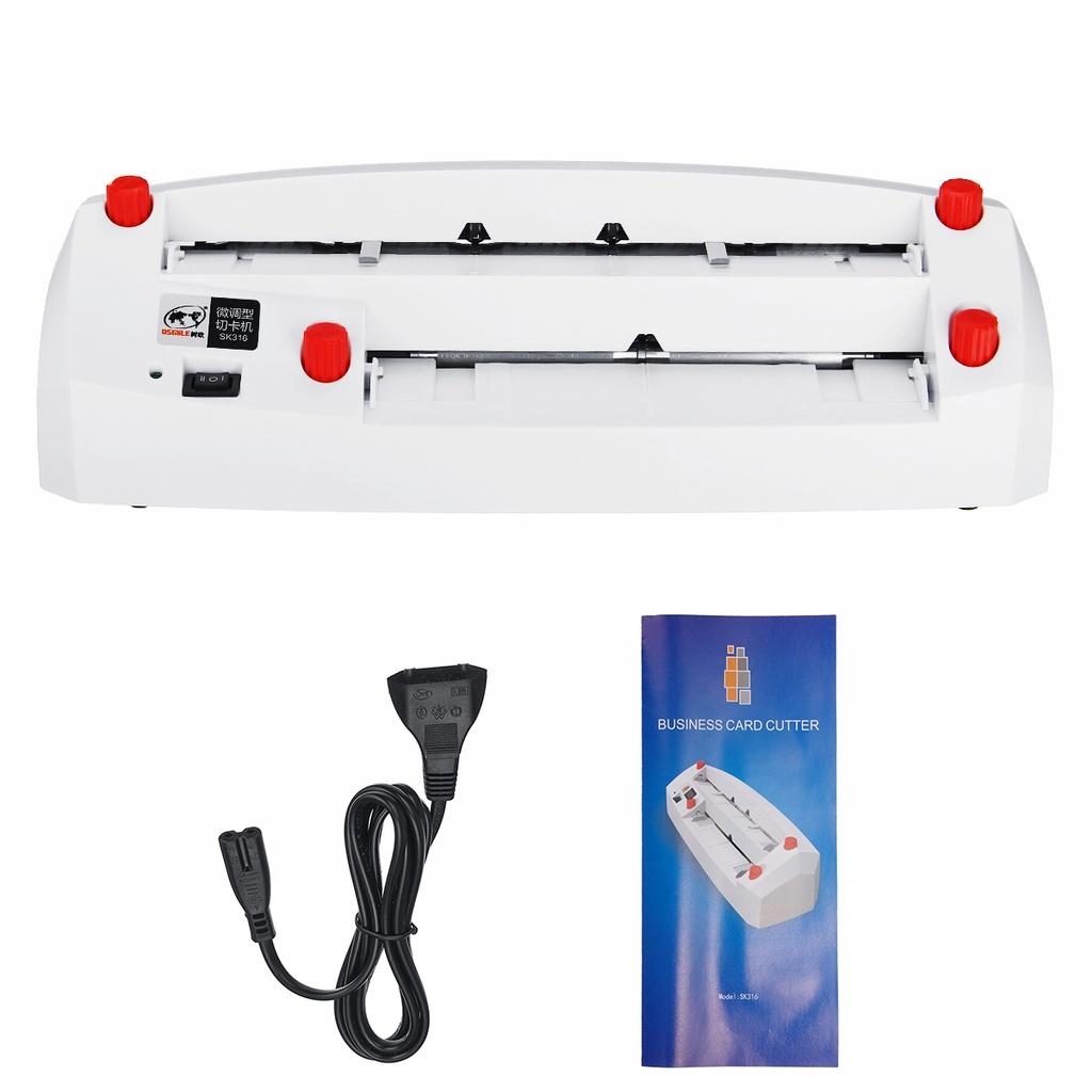 AC220V-240V SK316 20W Name Card Cutter New Automatic Name Card Slitter Business Card Cutting Machine