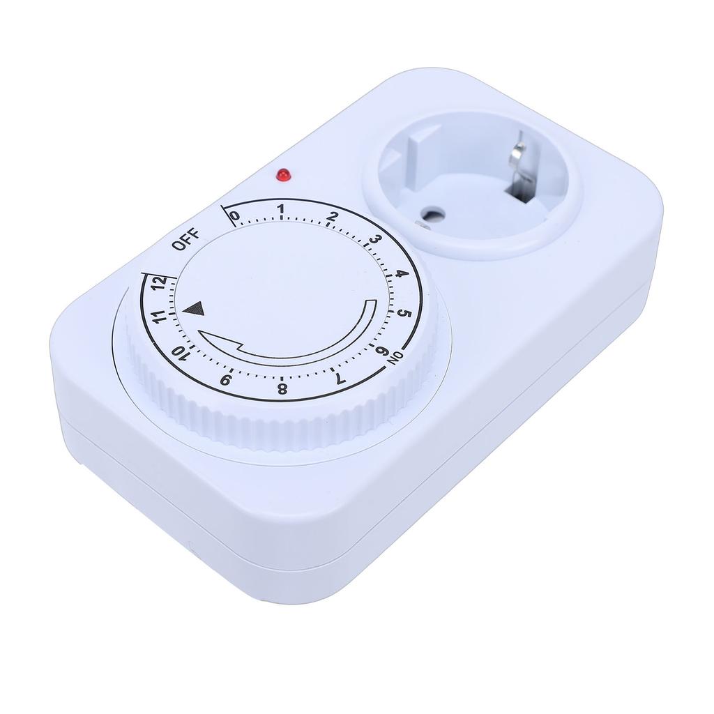 Countdown Timer Outlet 4800W 16A IP44 30 Minute Interval 12 Hour Mechanical Timer Socket