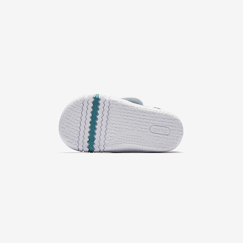 Anta Kids Fabric Synthetic Leather Trendy Fashion Skin-Friendly Comfortable Versatile Color Block Anti-Kick Breathable Low-Top Walking Shoes 312530033