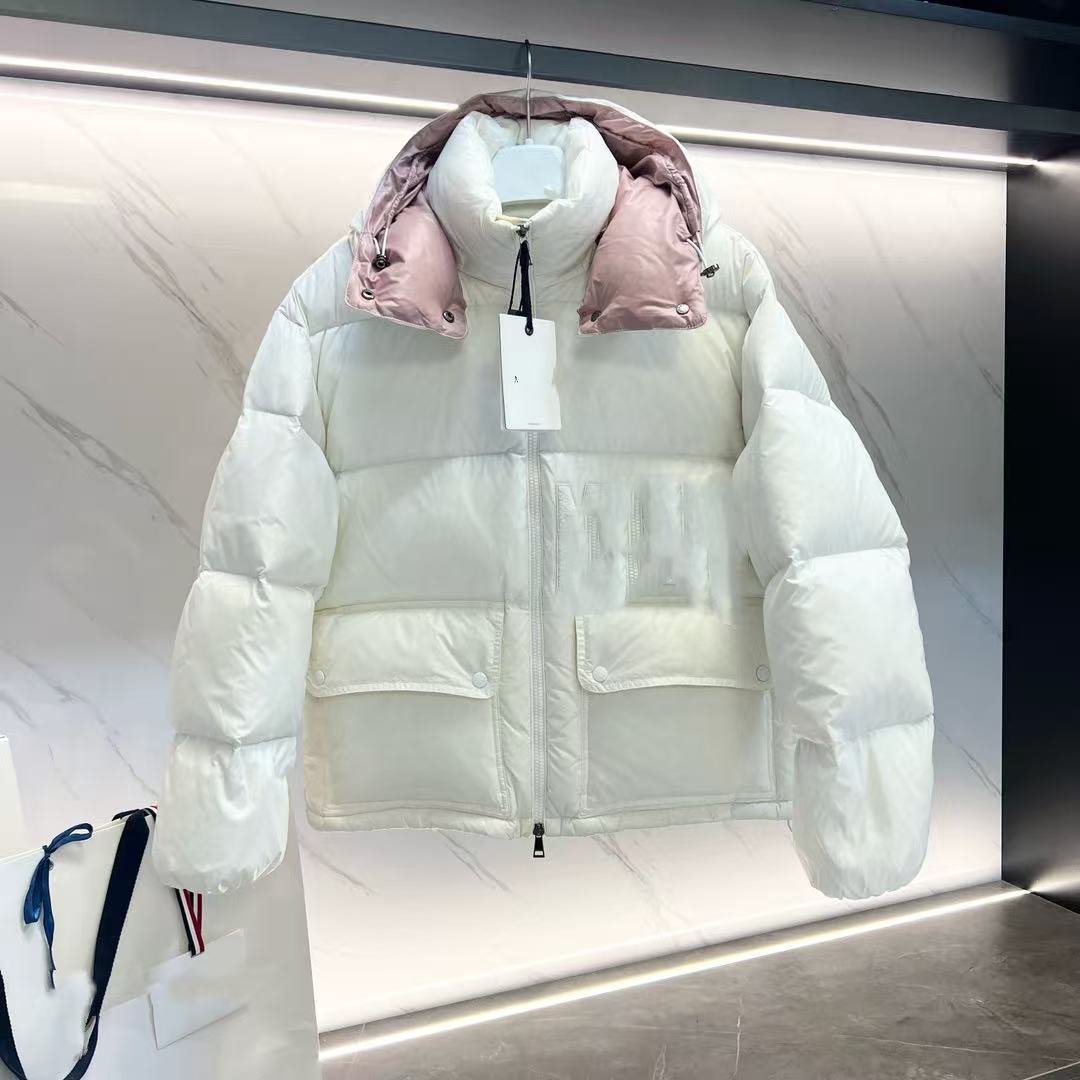 Mongolian towel embroidered down jacket women`s