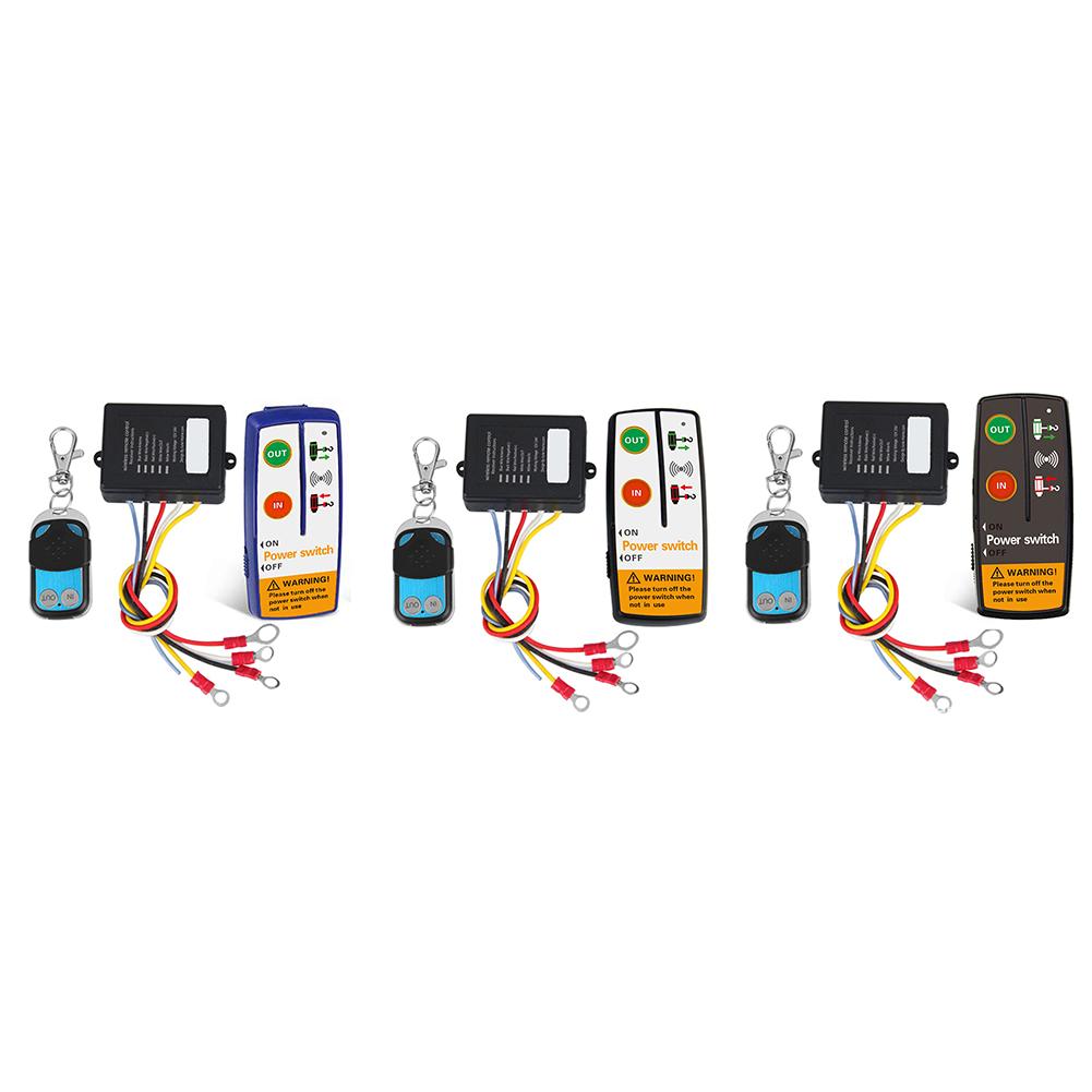 50 Feet Range Cordless Electric Winch Remote Switch Included Compatible With Multiple Brands Easy Installation Cordless Winch