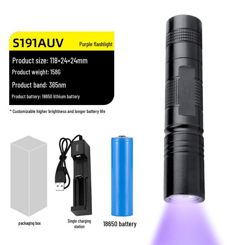 Wood's UV Lamp: Cat Moss Nail Art Curing, Banknote Detection, Night Light with Ultraviolet ID, Scorpion Light.