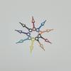 Luminous GMT Watch Hands: Black, Blue, Red, Yellow, Orange for NH34 Movement