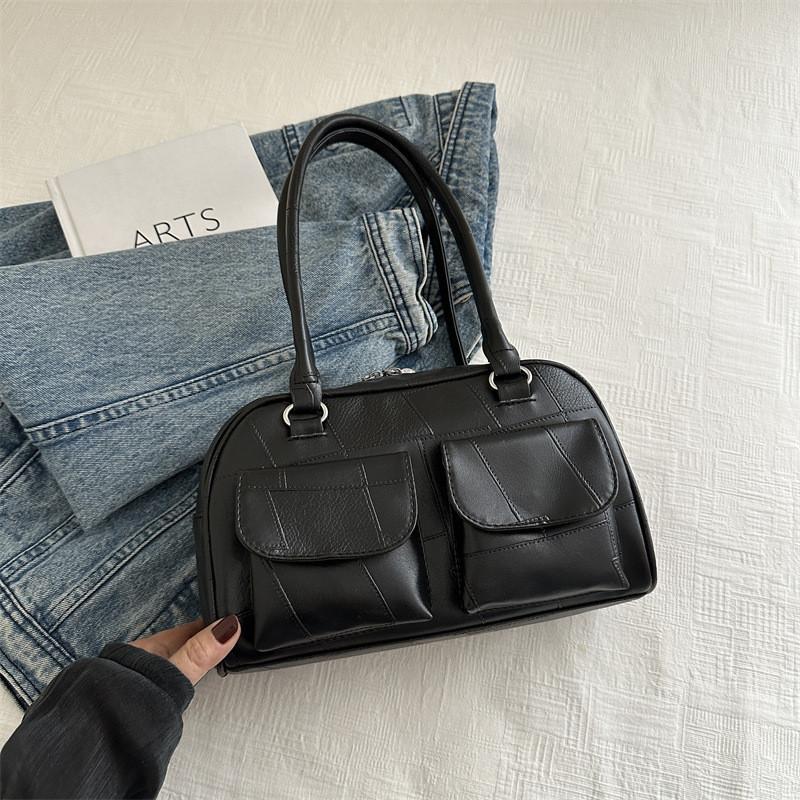 Trendy 2024 Fashionable Simple Handbag Stylish Korean Casual Tote Bag For Women