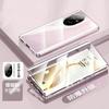 Funda Completa 360 Para Honor 200 Pro Funda Para Honor 200 100 Adsorción Magnética Doble Cara Cubierta Protectora de Vidrio Templado Metálico