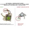 WH18X27186 CKDX27186X6 Plastic Clutch Actuator for GUD27ESSM1WW GUD27GESN0WW GUD27GSPM0DG GUD27GSPM1DG GUD27GSSM0WW