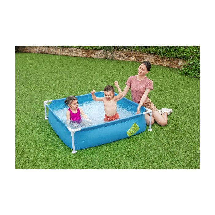 Bestway Piscine Rigide Enfant 122x122x30,5 cm +2 Ans Jardin 56217