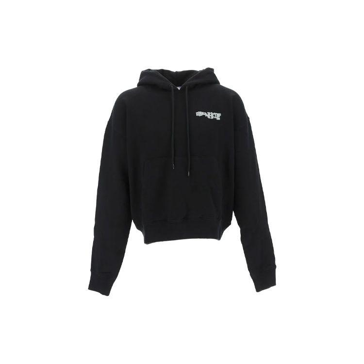 

Off-White Carlos Arrow Over Hoodie Черные/белые мужские топы OMBB037F22FLE0061001 M