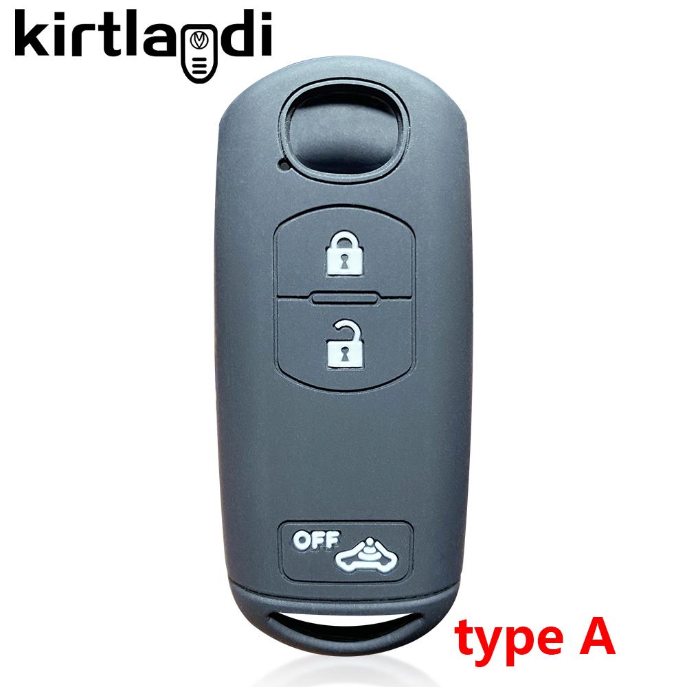 Silicone Car Cover Key Case Skin for Mazda 2 5 3 6 CX-3 CX-5 CX-7 CX-8 CX-9 Mazda3 Mazda6 Sch5 Demio X5 Holder 3 4 Button Remote